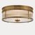 Потолочный светильник Ralph Lauren Home Allen Small Round Flush Mount, фото 1