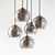 Подвесной светильник Crate and Barrel Arren Round 5-Light Pendant with Round Shades, фото 3