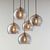 Подвесной светильник Crate and Barrel Arren Round 5-Light Pendant with Round Shades, фото 1