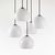 Подвесной светильник Crate and Barrel Arren Round 5-Light Pendant with Round Shades, фото 5
