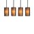 Люстра Crate and Barrel Eclipse Linear Chandelier, фото 4