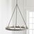 Люстра Crate and Barrel Geoffrey 36&quot; Round Wood Chandelier, фото 3