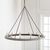 Люстра Crate and Barrel Geoffrey 36&quot; Round Wood Chandelier, фото 5