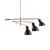 Люстра Crate and Barrel Kace 3 Arm Chandelier, фото 4
