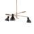 Люстра Crate and Barrel Kace 3 Arm Chandelier, фото 3