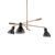 Люстра Crate and Barrel Kace 3 Arm Chandelier, фото 3