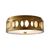 Потолочный светильник Crate and Barrel Addison Brass Flush Mount Light, фото 1