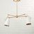 Подвесной светильник Crate and Barrel Spotlight White and Gold Pendant, фото 2