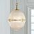 Подвесной светильник Crate and Barrel Windsor Glass Globe Brass Pendant, фото 4