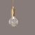 Подвесной светильник Lee Broom Clear Crystal Bulb Pendant, фото 1