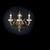 Ciciriello Lampadari Chanel applique 3 luci, фото 1