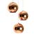 Подвесной светильник Tom Dixon Copper Pendant Round 25cm, фото 3