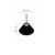 Подвесной светильник Tom Dixon Flask Pendant Smoke Wide, фото 2