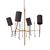 Подвесной светильник Porta Romana Extra Small Lollipop Chandelier, фото 1