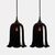 Подвесной светильник Rothschild &amp; Bickers Black Nouveau Bell, фото 1