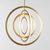 Подвесной светильник Roll &amp;amp; Hill Halo Chandelier - Vertical, 4 Rings, фото 1