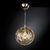 Подвесной светильник VGnewtrend ARABESQUE MARTE 30 gold, фото 1