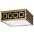 Потолочный светильник Jonathan Adler Parker Square Flush Mount, фото 2