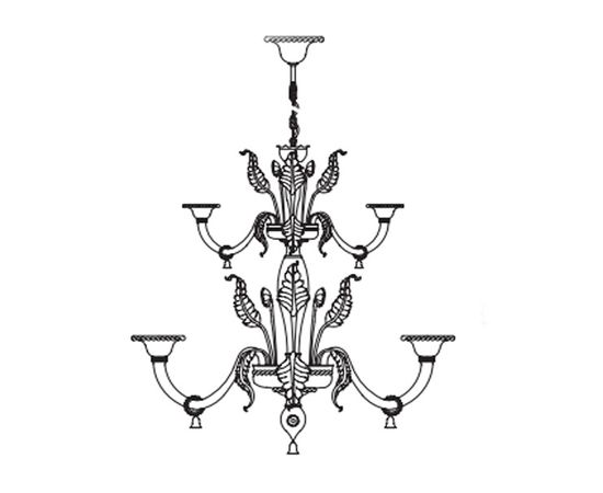 Люстра La Murrina Veneziano S/8+4, фото 1