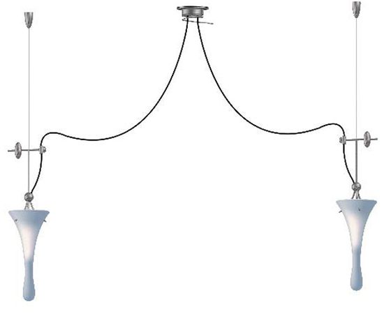 Подвесной светильник Lamp International Goccia 2034/F2, фото 1