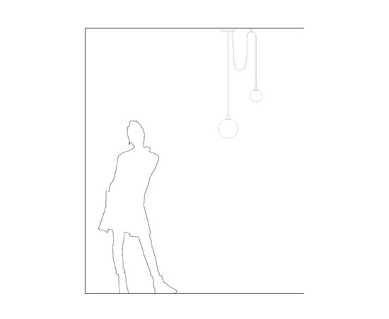 Подвесной светильник SkLO drape composition 1 pendant, фото 2