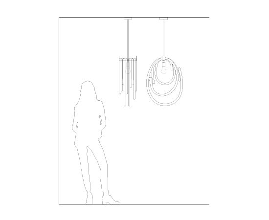 Подвесной светильник SkLO lasso double pendant, фото 5