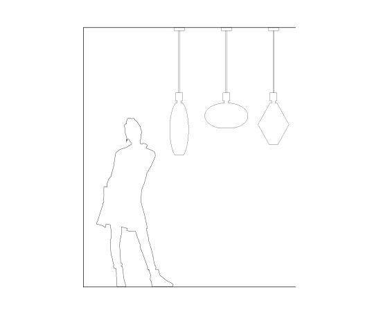 Подвесной светильник SkLO reflect pendant SHAPE 2, фото 2