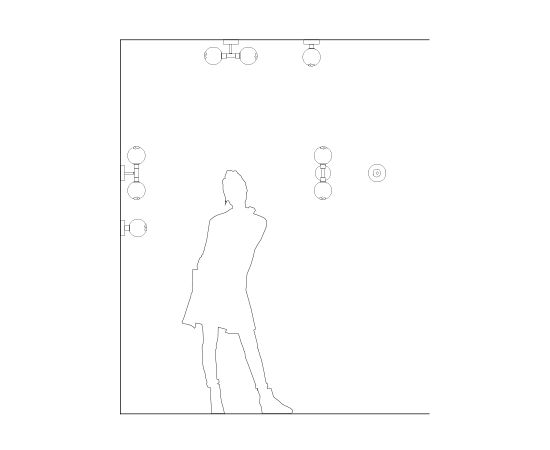 Настенно-потолочный светильник SkLO stem sconce / ceiling, фото 6