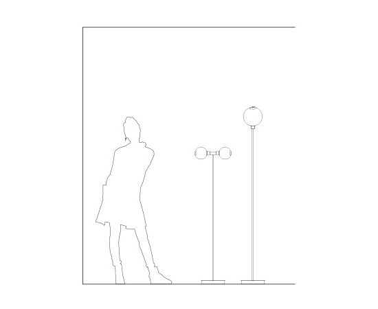 Напольный светильник SkLO stem floor, фото 3