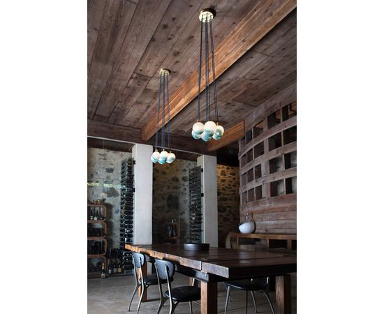 Подвесной светильник SkLO drape cluster 7 pendant, фото 2