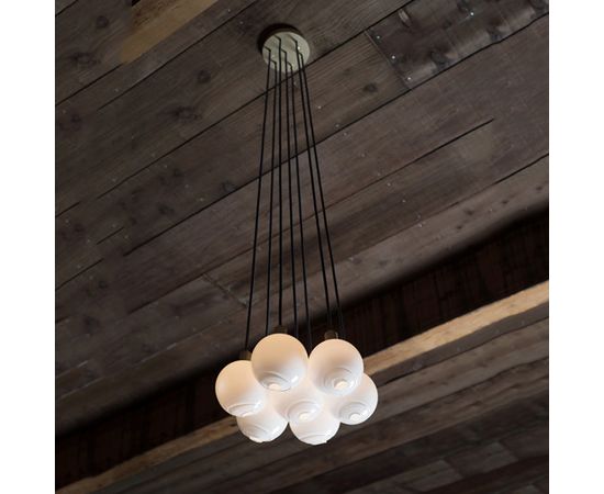 Подвесной светильник SkLO drape cluster 7 pendant, фото 1