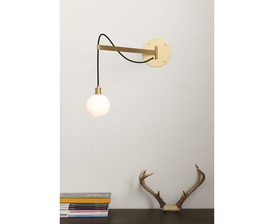 Настенный светильник SkLO drape arm 1 sconce, фото 3