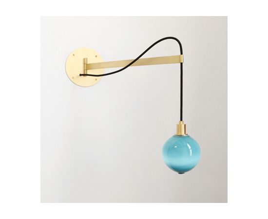 Настенный светильник SkLO drape arm 1 sconce, фото 1