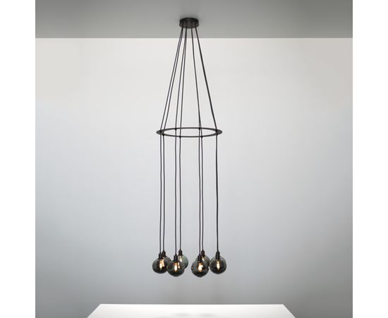 Подвесной светильник SkLO drape circle 8 chandelier, фото 1