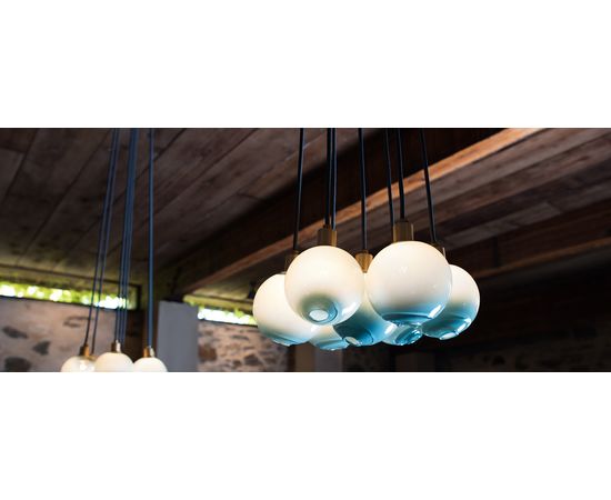 Подвесной светильник SkLO drape cluster 7 pendant, фото 4