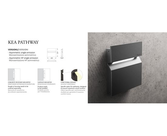 Настенный светильник Castaldi Lighting D68 KEA pathway, фото 6