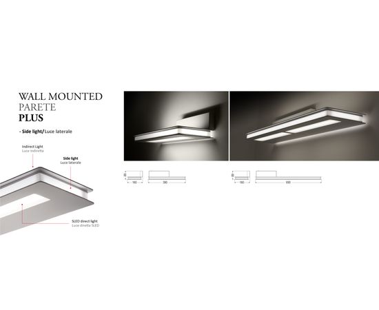 Настенный светильник Castaldi Lighting Monsieur Wall Mounted Plus 390, фото 2