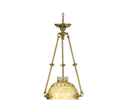 Люстра Theodore Alexander An onyx and brass hall light / chandelier, фото 2