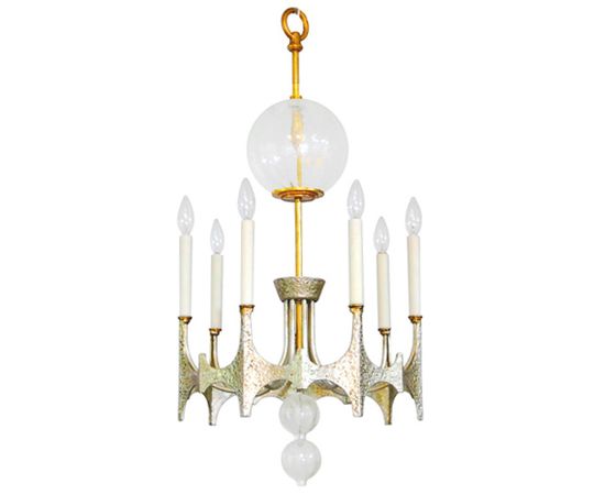 Люстра Louise Gaskill BRUTALIST WITH CLEAR GLASS, фото 1