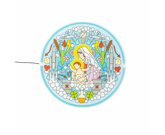 Настенный светильник Seletti Gospel Led Signs Virgin Mary, фото 1