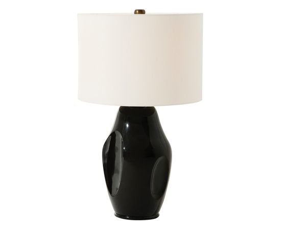 Настольная лампа Theodore Alexander Graphite Dimple Lamp, фото 2