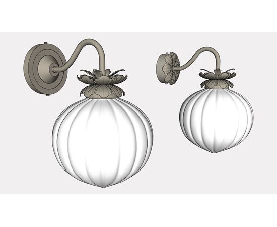 Настенный светильник Rothschild &amp; Bickers Flora Wall Light, фото 2