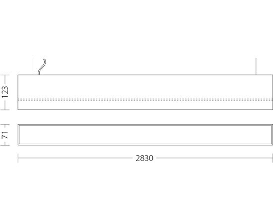 Потолочный светильник Quattrobi LINEADILUCE SOFFITTO, фото 2