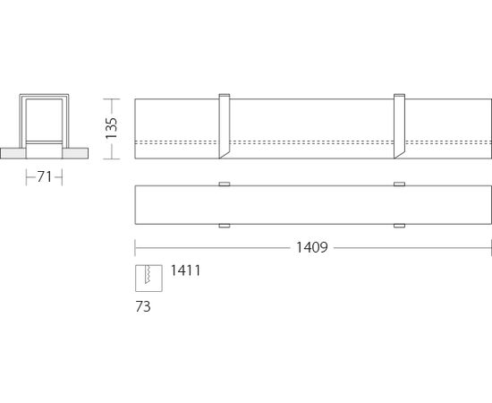 Встраиваемый светодиодный светильник Quattrobi LINEADILUCE, фото 4