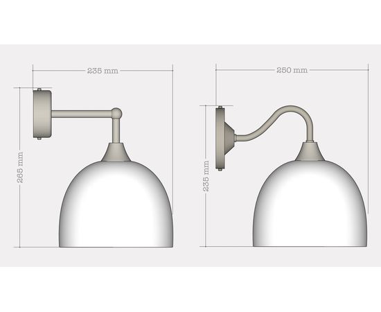 Настенный светильник Rothschild &amp; Bickers Pick-n-Mix Wall Light Bowl, фото 2
