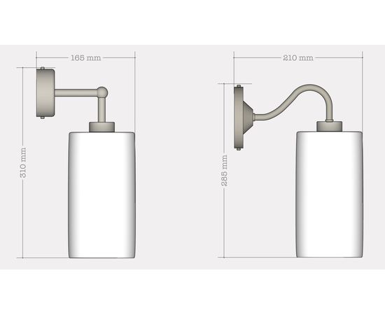 Настенный светильник Rothschild &amp; Bickers Pick-n-Mix Wall Light Cylinder, фото 2