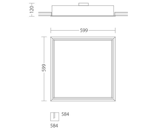 Встраиваемый светодиодный светильник Quattrobi REWC, фото 2