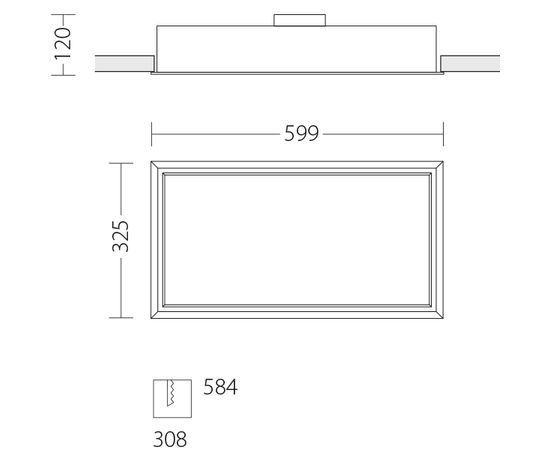 Встраиваемый светодиодный светильник Quattrobi REWC, фото 3