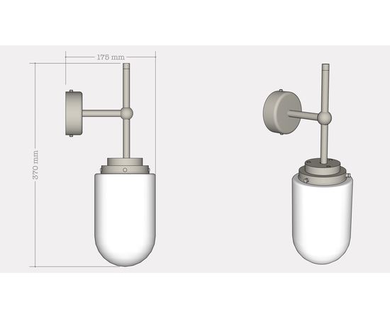Настенный светильник Rothschild &amp; Bickers Ship Wall Light, фото 2