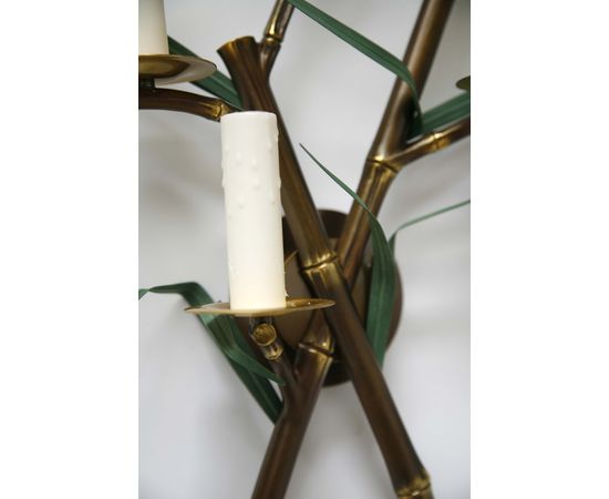 Настенный светильник Charles BAMBOUS CROISES, фото 2